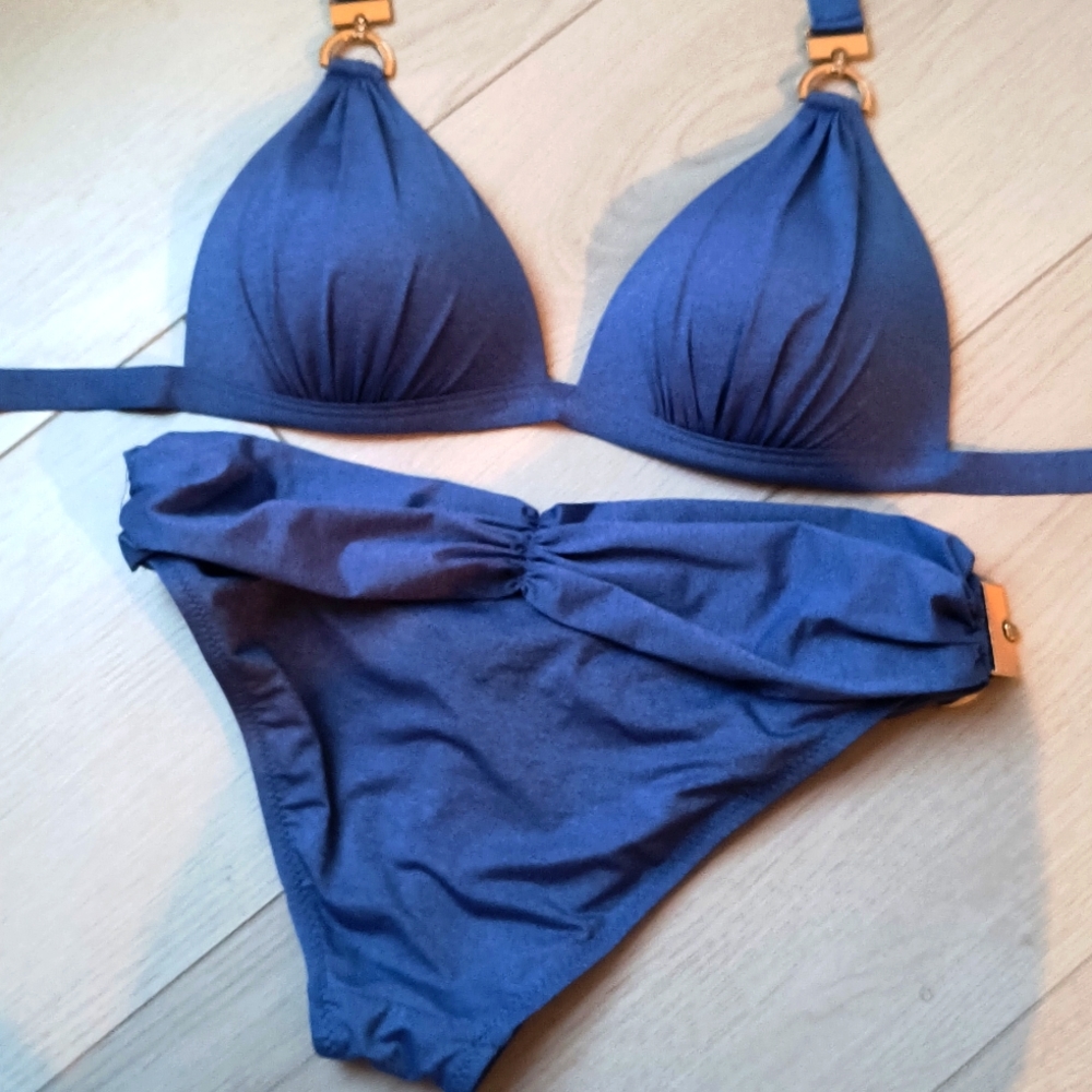 Blue bikini